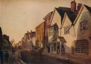 Eton High Street, 1800-luku, 1924 tekijältä Peter de Wint