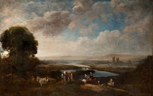 Laaja maisema, 1800-50. tekijältä Peter de Wint