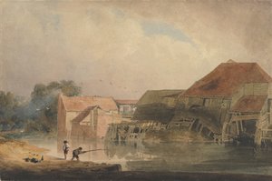 Riverside Scene Old Mill, 1805-10. tekijältä Peter de Wint