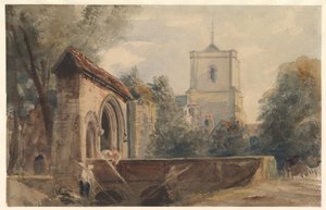 Waltham Abbey, Essex tekijältä Peter de Wint
