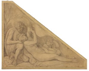 Apoll und Daphne. Karton zu den Deckenbildern der Münchner Glyptothek