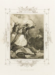 Christos Anagnostaras Kreikan sankaruuden albumista, noin 1835 tekijältä Peter von Hess