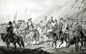 Venäjän kasakkojen eri heimot marssijärjestyksessä, 1813