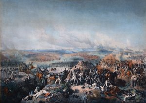 Borodinon taistelu 26. elokuuta 1812, 1800-luvun ensimmäinen neljännes.