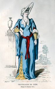 Ranskalaisen Kaarle VIII:n ajan kartanonrouva, 1498 1882-1884.