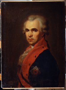 Valtiosihteeri Vasili Popovin muotokuva. Petro Semjonovitš Droždinin (1745-1805) maalaus. Öljy kankaalle, 66 x 48 cm tekijältä Petr Semenovich Drozhdin