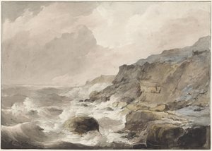 Kivinen rannikko Boulogne sur Merissä