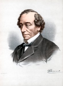 Benjamin Disraeli, 1. Earl of Beaconsfield, brittiläinen konservatiivivaltiomies, 1890.