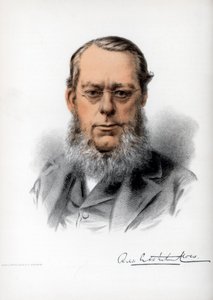 Richard Asheton Cross, 1. varakreivi Cross, brittiläinen valtiomies, c1890. tekijältä Petter and Galpin Cassell