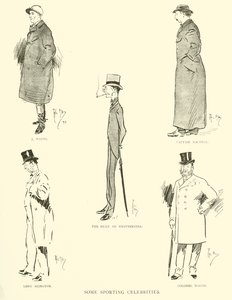 Phil Mayn sarjakuva 1890-luvulta (litho) tekijältä Phil May