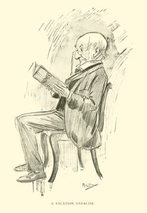 Phil Mayn sarjakuva 1890-luvulta (litho) tekijältä Phil May