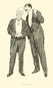 Phil Mayn sarjakuva 1890-luvulta (litho) tekijältä Phil May