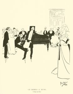 Phil Mayn sarjakuva 1890-luvulta (litho) tekijältä Phil May