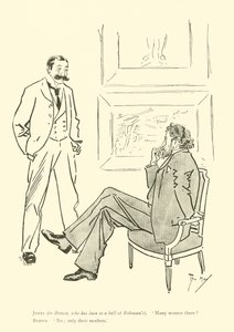 Phil Mayn sarjakuva 1890-luvulta (litho) tekijältä Phil May