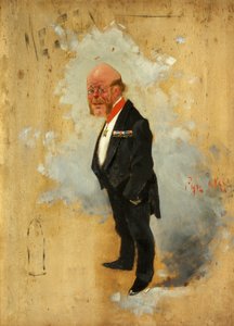 Melton Prior (öljy kartongille) tekijältä Phil May