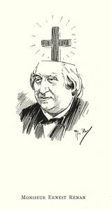 Monsieur Ernest Renan (litho) tekijältä Phil May