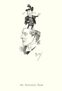 Herra Beerbohm Tree (litho) tekijältä Phil May