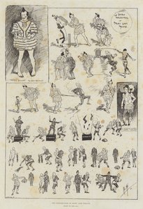 Harlequinade Drury Lane -teatterissa tekijältä Phil May