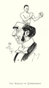 Queensberryn markiisi (litho) tekijältä Phil May