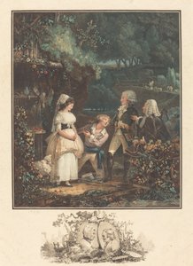Annette et Lubin tekijältä Philibert Louis Debucourt