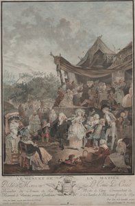 Morsiamen menuetti, 1786.