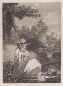 Köyhä Annette, 1795. tekijältä Philibert Louis Debucourt