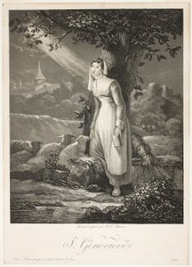 Saint Genevieve tekijältä Philibert Louis Debucourt