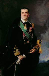 Miklos Horthy de Nagbanya (öljy kankaalle)