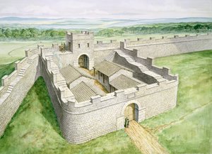 Hadrians Wall Cawfields Milecastle, 200-luku, 1990-2010