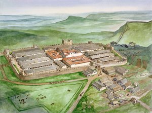 Housesteads Roman Fort, 2. vuosisadalla, n. 1990-2010