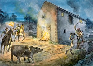 Reivers ratsastaa Birdoswaldiin, 1500-luku, 1990-2010 tekijältä Philip Corke