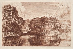 Järvi, 1875. tekijältä Philip Gilbert Hamerton