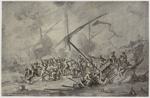 Della Bella, A Sea Fightfinnish tekijältä Philip Henry Delamotte