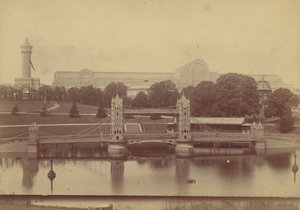 Crystal Palacen eteneminen Sydenhamissa, 1854.