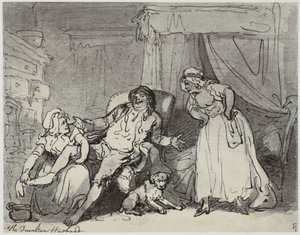 Thomas Rowlandson, humalainen aviomies tekijältä Philip Henry Delamotte