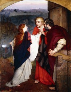 Maria Magdaleena kertoi ylösnousemuksesta opetuslapsille, 1860
