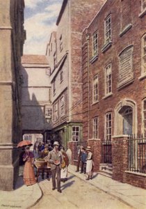 Sisäänkäynti Bishopsgateen Great St Helensistä, 1890 tekijältä Philip Norman