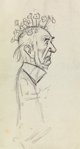 Gladstonen karikatyyri muotokuva tekijältä Philip William May