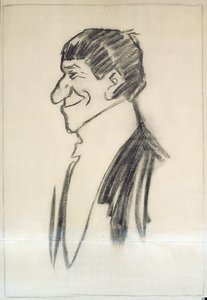 Omakuva (hiili paperille) tekijältä Philip William May