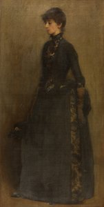 Lady in Grey: Mrs Montgomery (öljy kankaalle) tekijältä Philip Wilson Steer