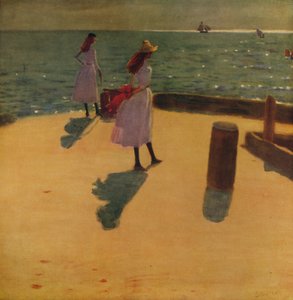 Walberswick Pierillä, c1887, c1915 tekijältä Philip Wilson Steer