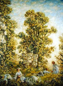 Piknik, Little Dean (öljy kankaalle) tekijältä Philip Wilson Steer