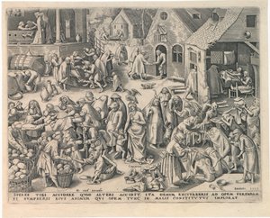 Caritas Charity seitsemästä hyveestä, 1559.