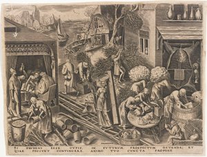 Prudentia Prudence seitsemästä hyveestä, 1559.
