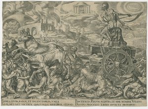 Kuoleman voitto, n. 1565. tekijältä Philipp Galle