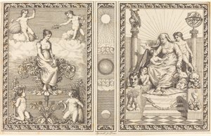 Suunnittelu kalenteriin tekijältä Philipp Otto Runge