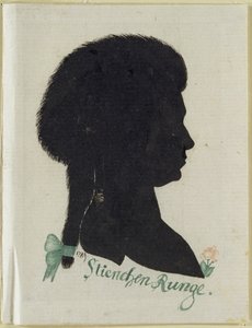 Stienchen Runge, 789 (intialainen muste ja wc paperilla) tekijältä Philipp Otto Runge