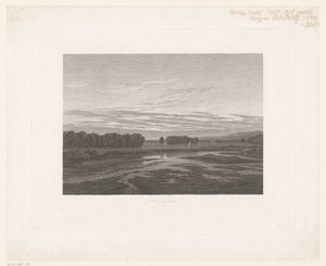Näkymä Elbelle Abend an der Elbe tekijältä Philipp Veith