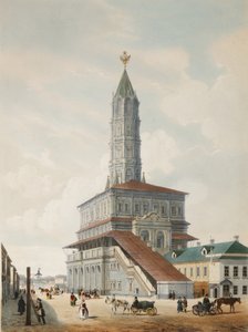 Sukharevin torni Moskovassa, 1846