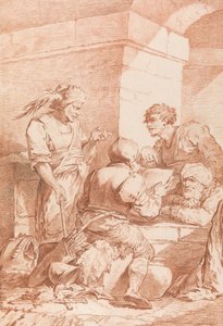 Corps de Garde (Bárbaros Derrotados por um Livro) finlandês tekijältä Philippe Jacques de Loutherbourg